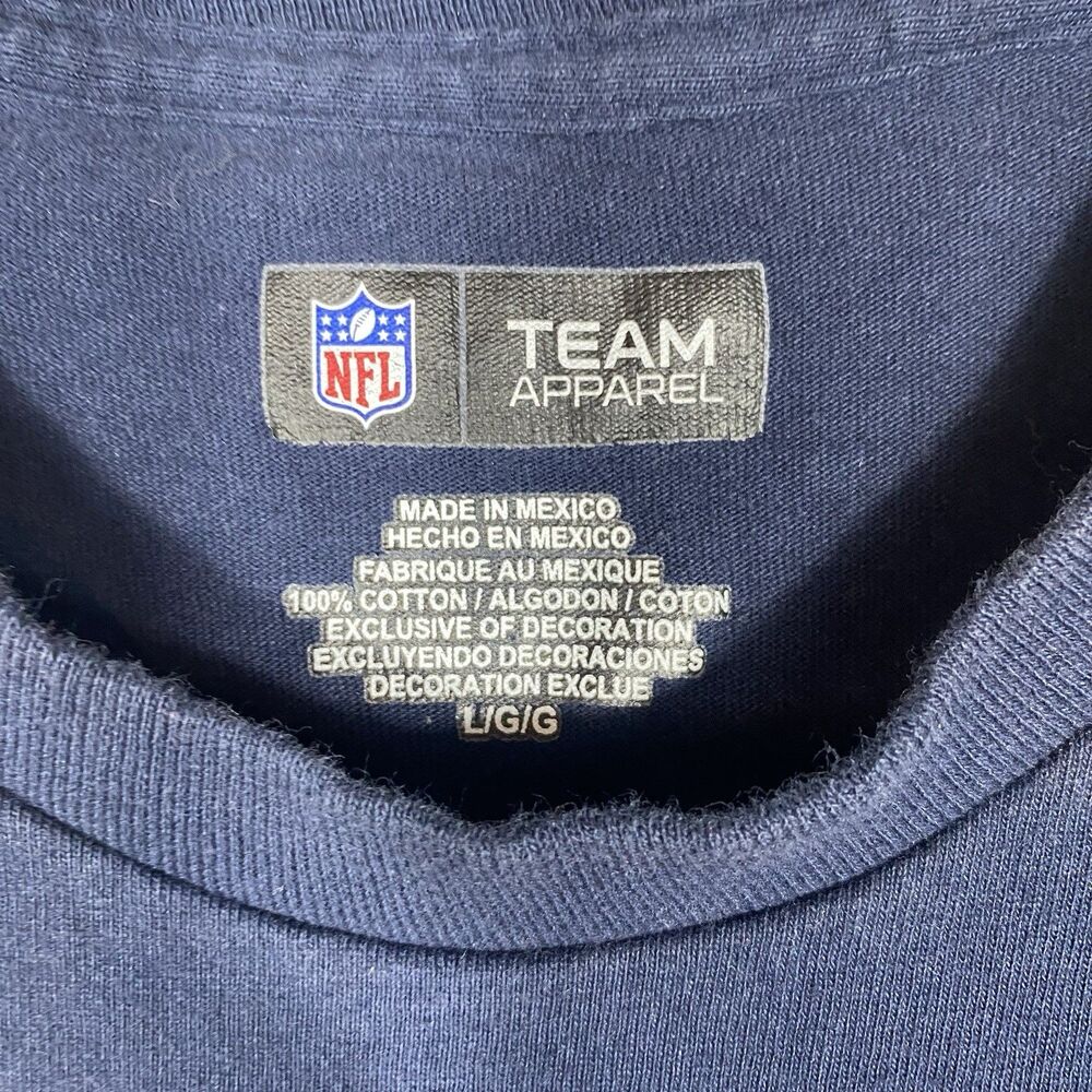 Houston Texans Men's T-Shirt size Small Blue NFL Team Apparel - Picture 5 of 8